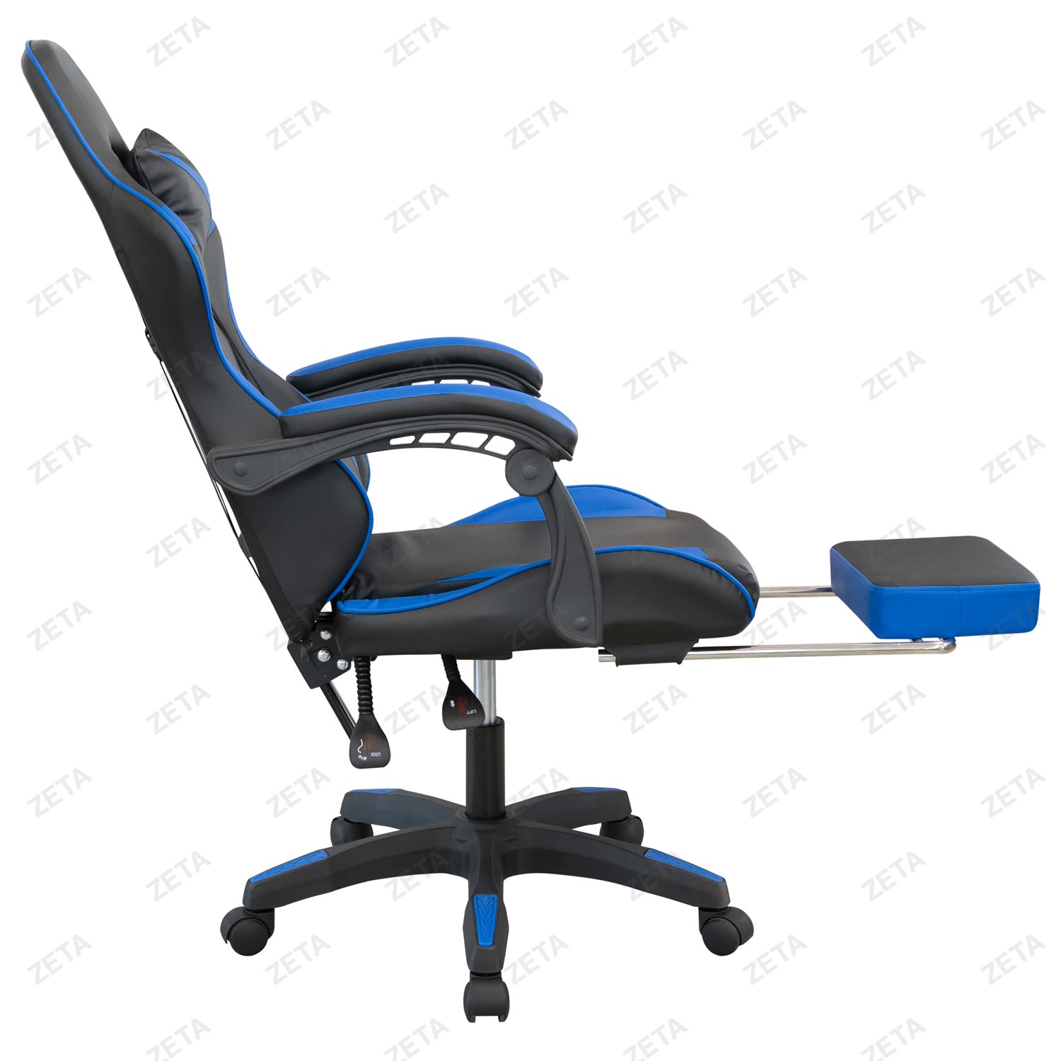 Кресло GM-202F (черный / синий) (ВИ)