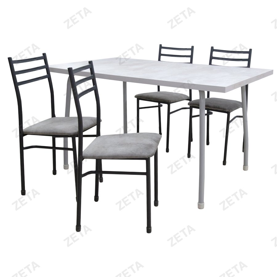 Комплект мебели "Паук Плюс": стол + 4 стула "Гектор" - изображение 1