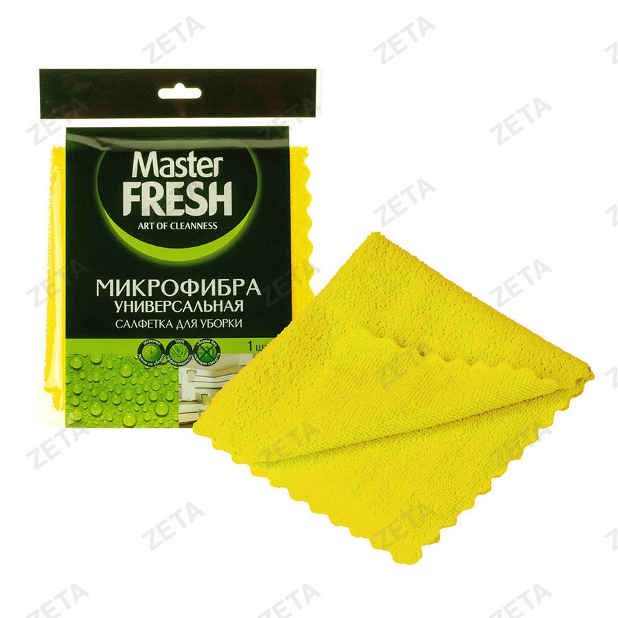 Салфетка универсальная 30*30 см "Master Fresh" микрофибра 1 шт. - изображение 2