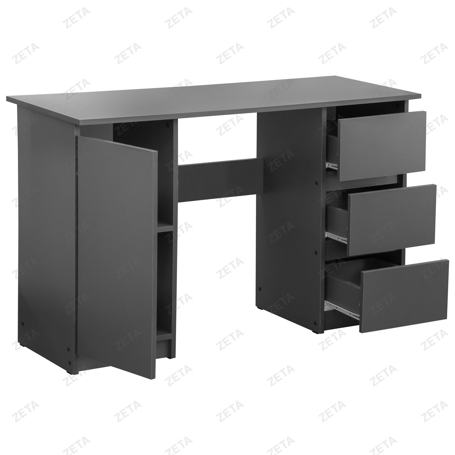 Стол письменный МС "Денвер" №00-00111526 (графит серый) (РФ)