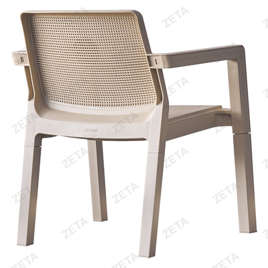 Кресло пластиковое "Palma" №571 (светло-бежевый) (И-HB)