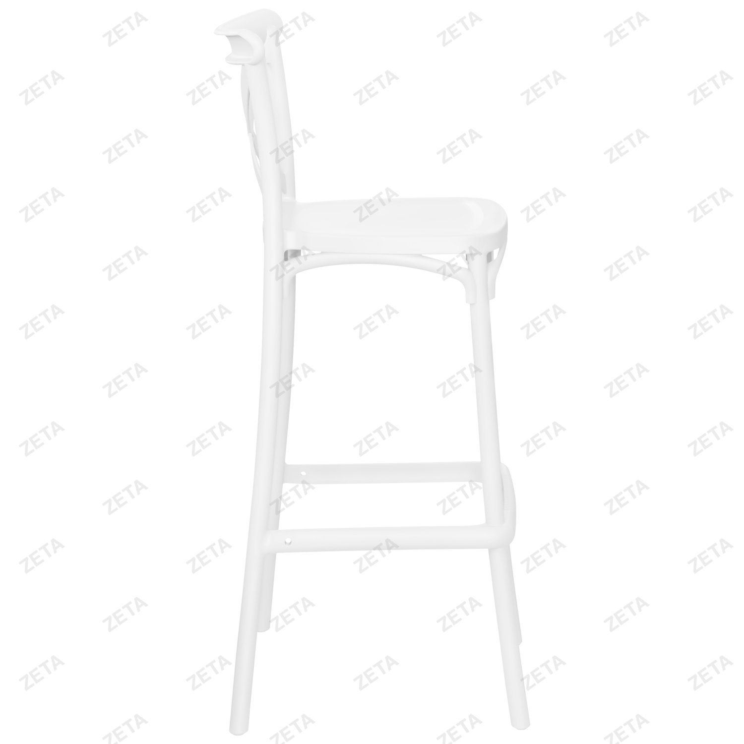 Стул барный JZC-557 (белый) (ВИ)