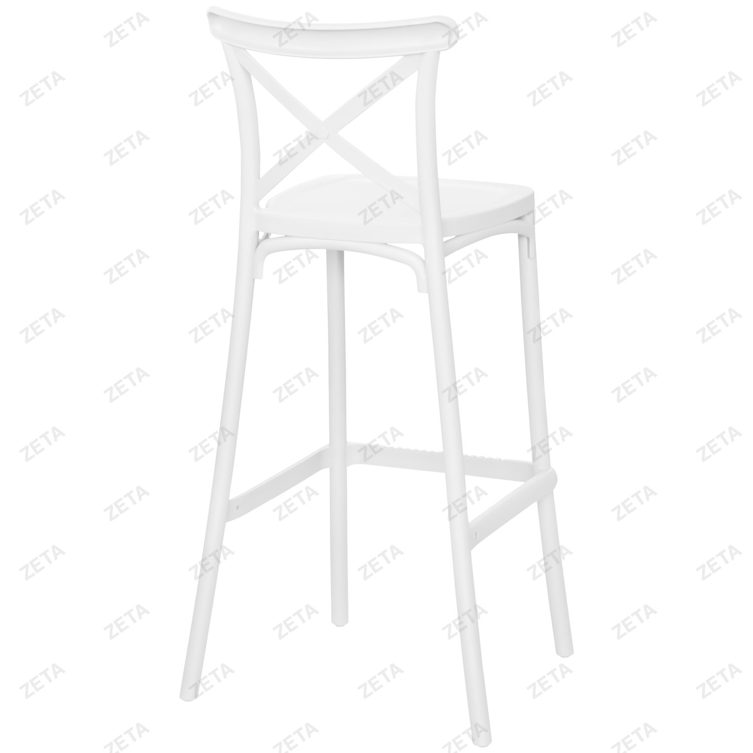Стул барный JZC-557 (белый) (ВИ)