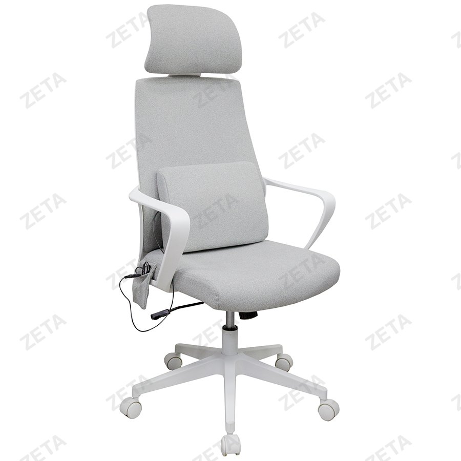Кресло №067-W-F с массажером (серый) (ВИ)