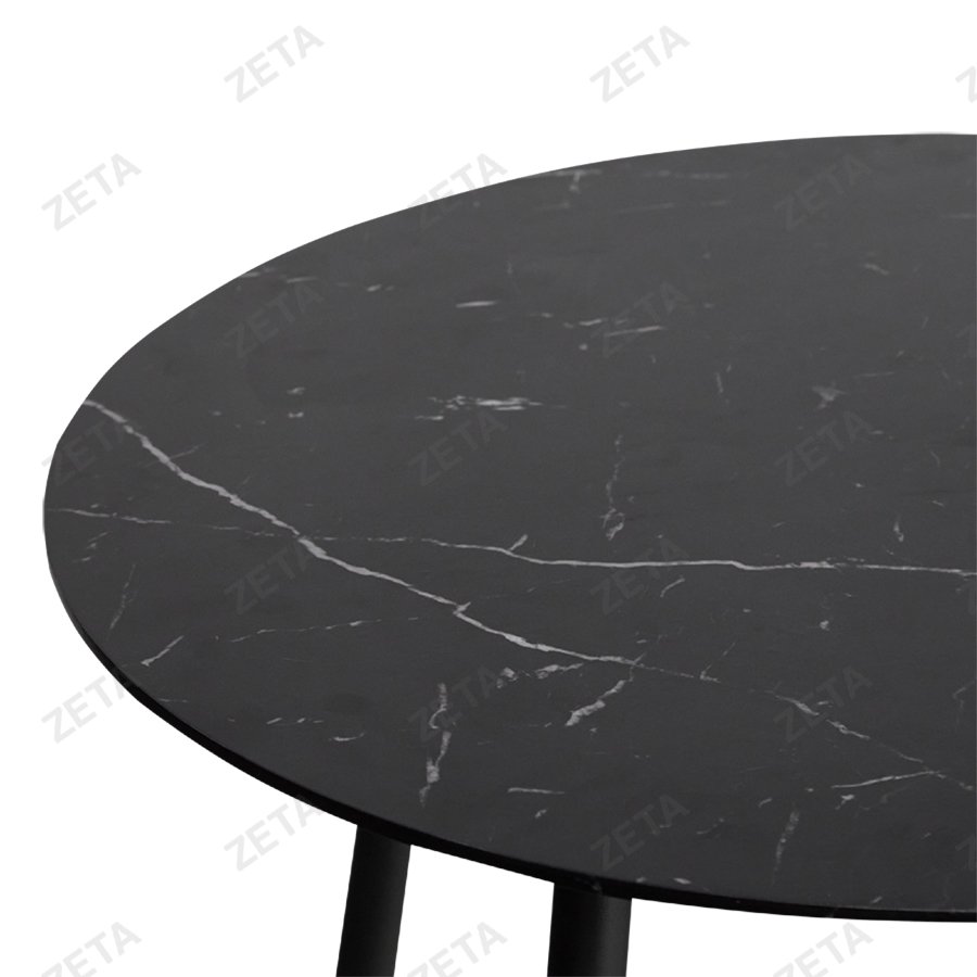 Стол круглый №PL1016 (чёрный) (ВИ)