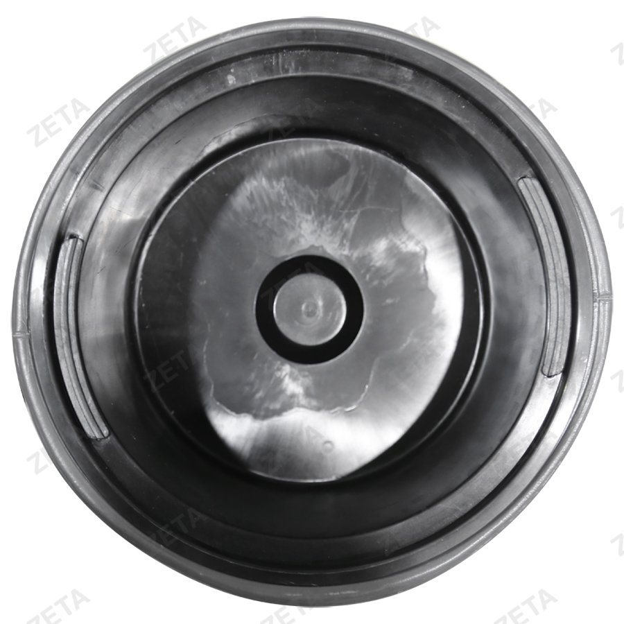 Кашпо для цветов "Лайн М" чёрное