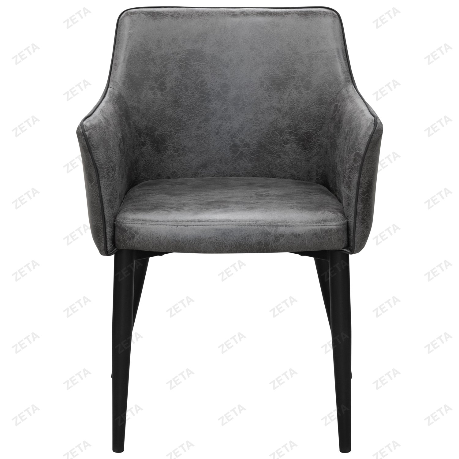 Стул DC-550 "Techno Fabric M69-1414" с черным кантом (темно-серый) (ВИ)