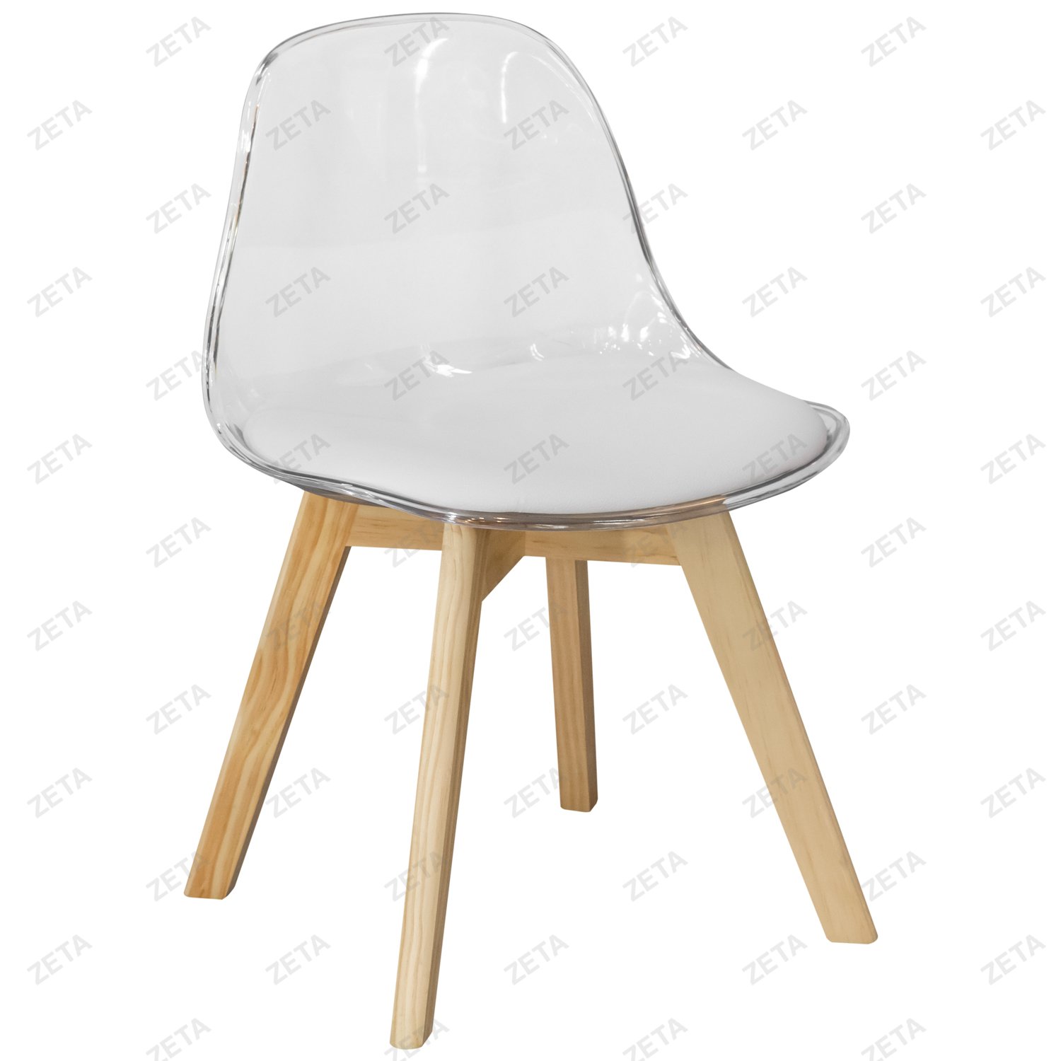 Стул пластиковый детский "S-0253CK" (прозрачный) (ВИ)