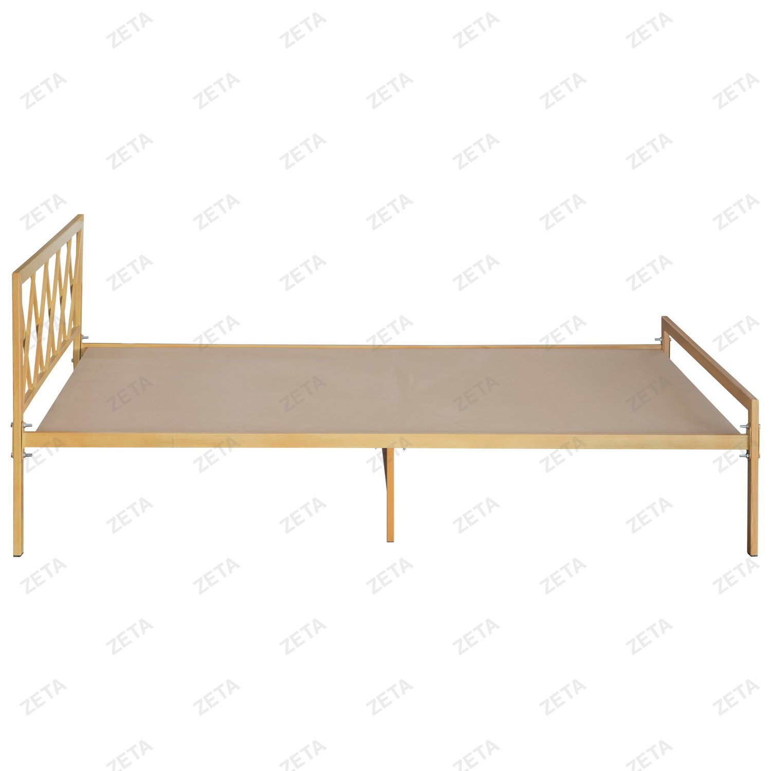 Кровать "Мари" №2 (с одной спинкой, без матраца) покраска под дерево