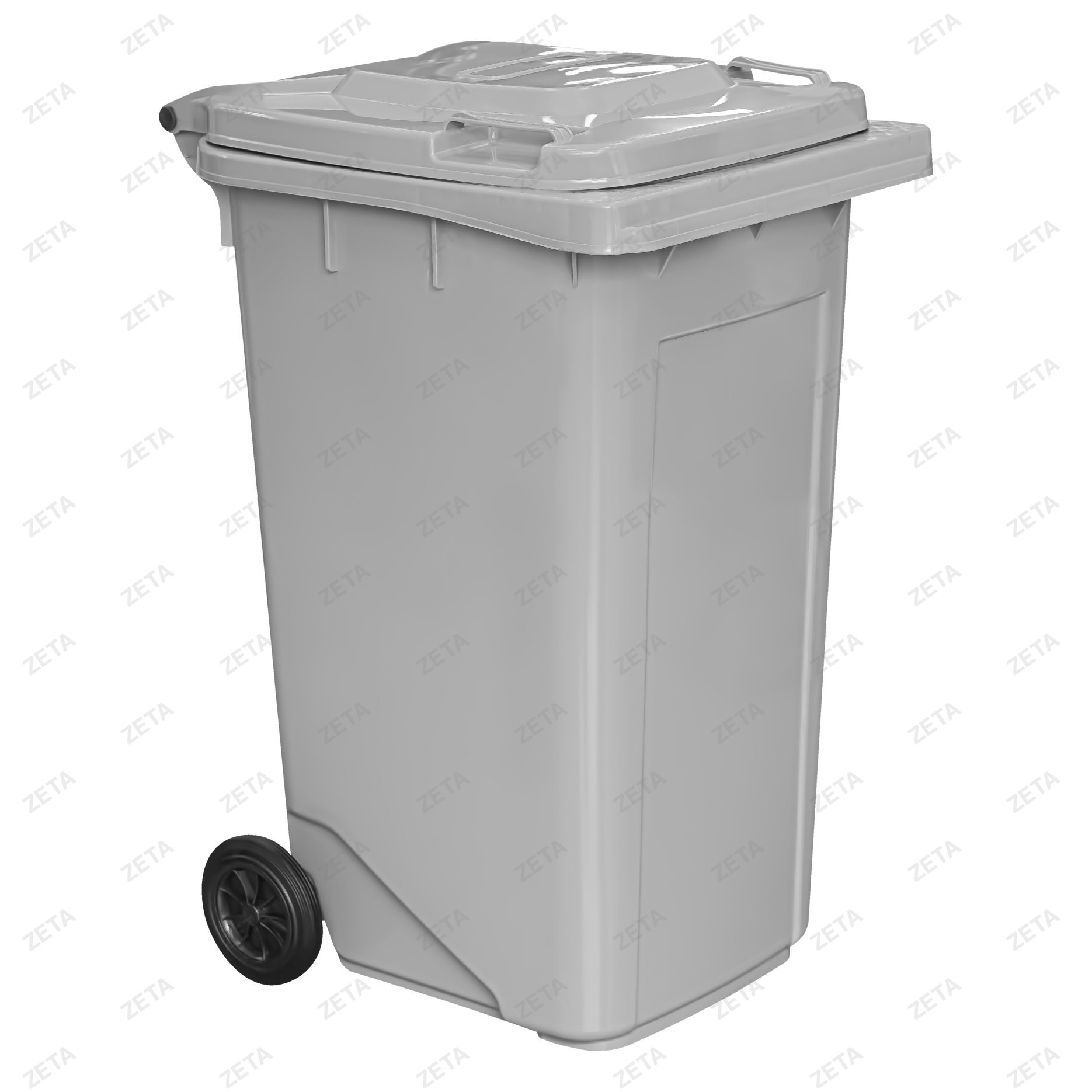 Бак мусорный 280 л. с крышкой, на колесах (цветной)