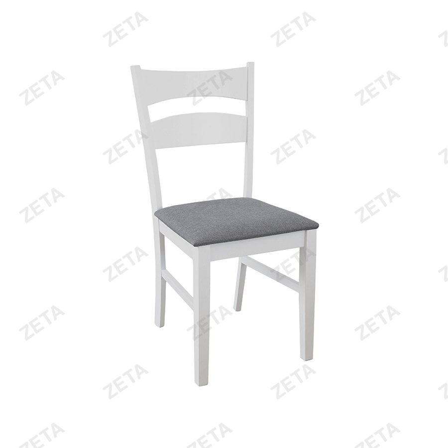 Столовый комплект: стол + 4 стула №HV-P-W (белый) (МНГ) - изображение 3