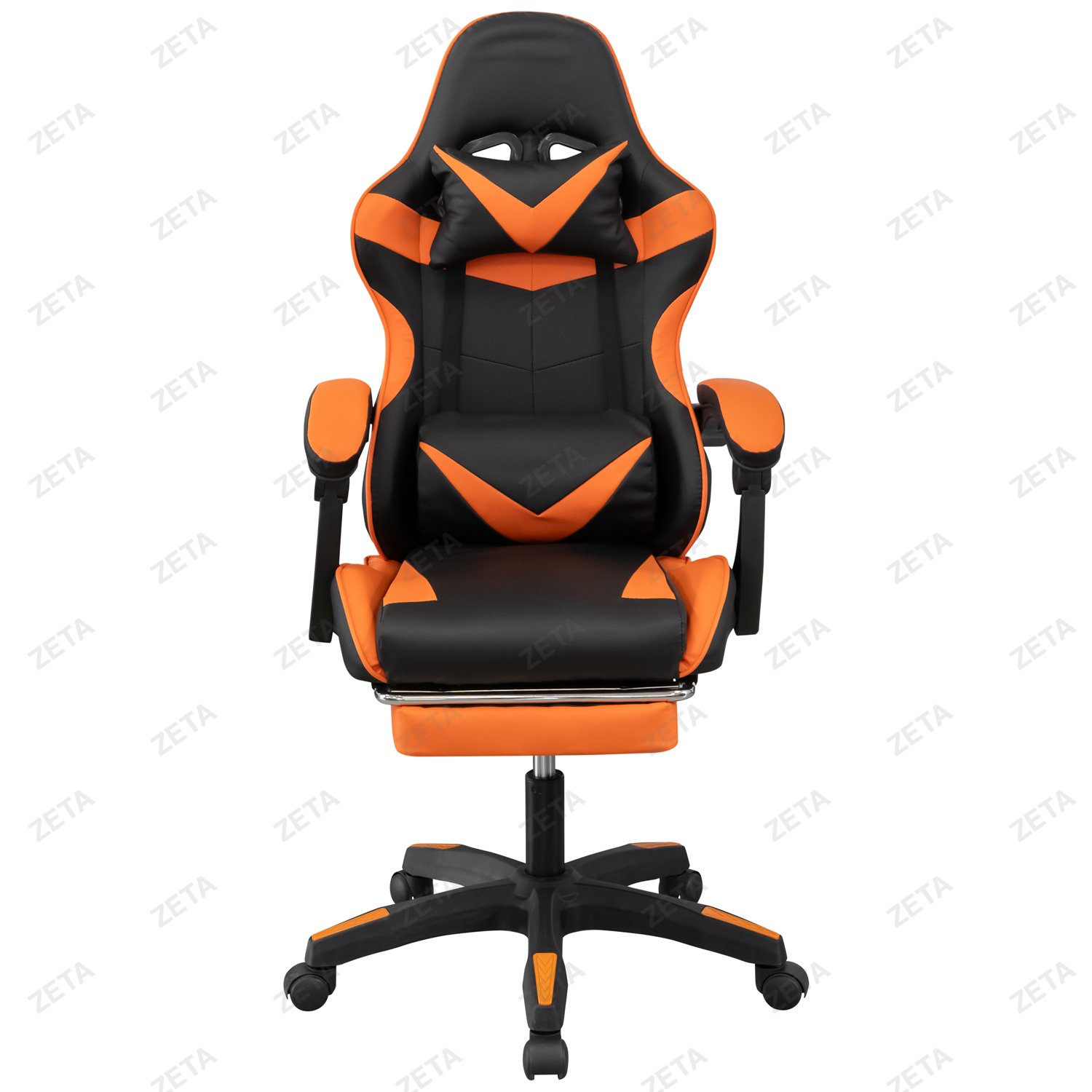 Кресло GM-202F (черный / оранжевый) (ВИ)