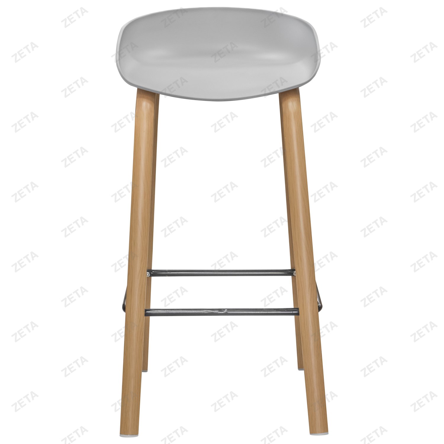 Стул барный №C48 (серый) (ВИ)