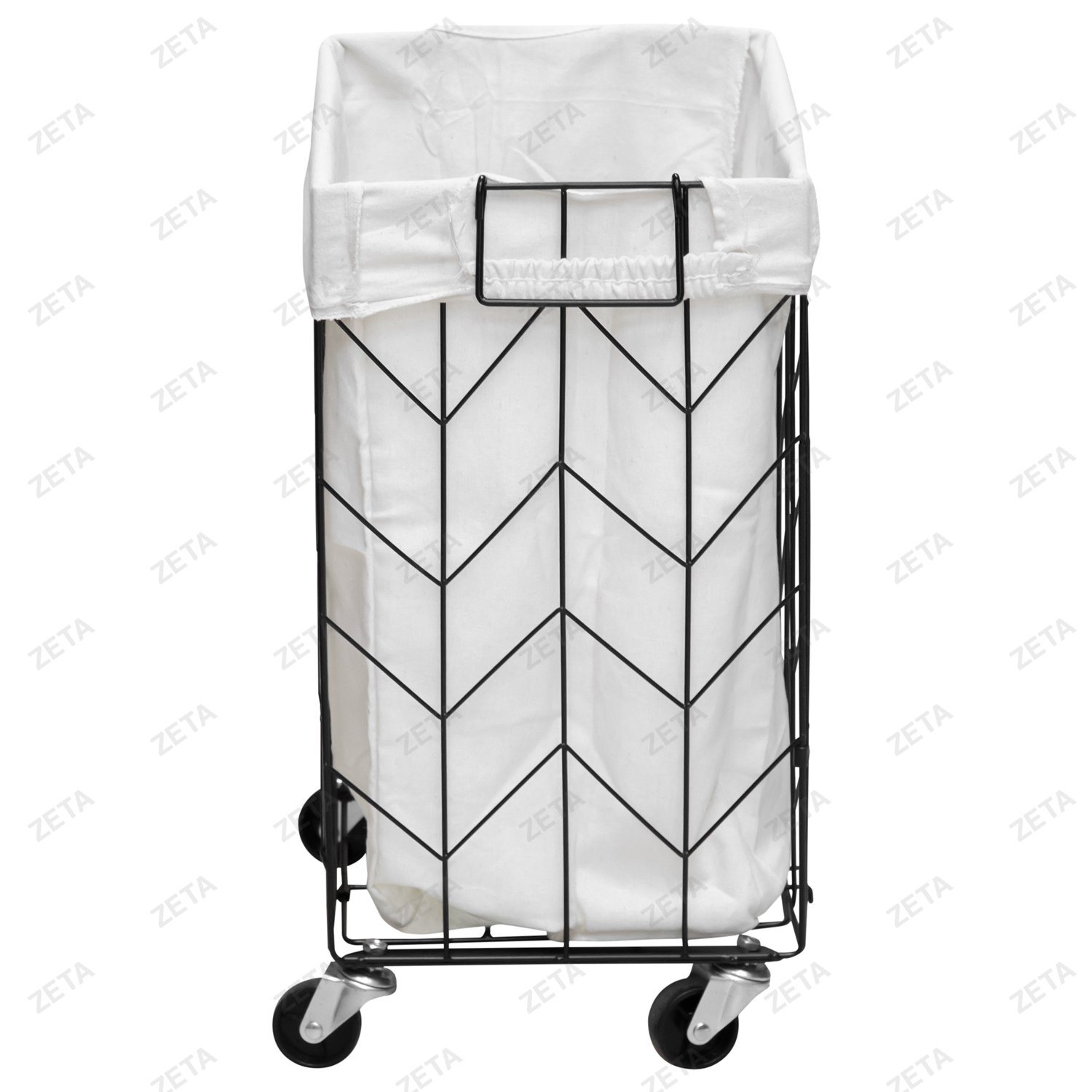 Корзина для белья на колесиках №LH21-479 (ВИ)