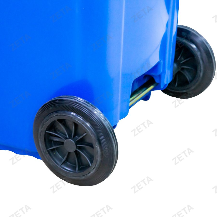 Бак мусорный с крышкой 240 л. на колесах (синий) №LD-240AC (ВИ) - изображение 5
