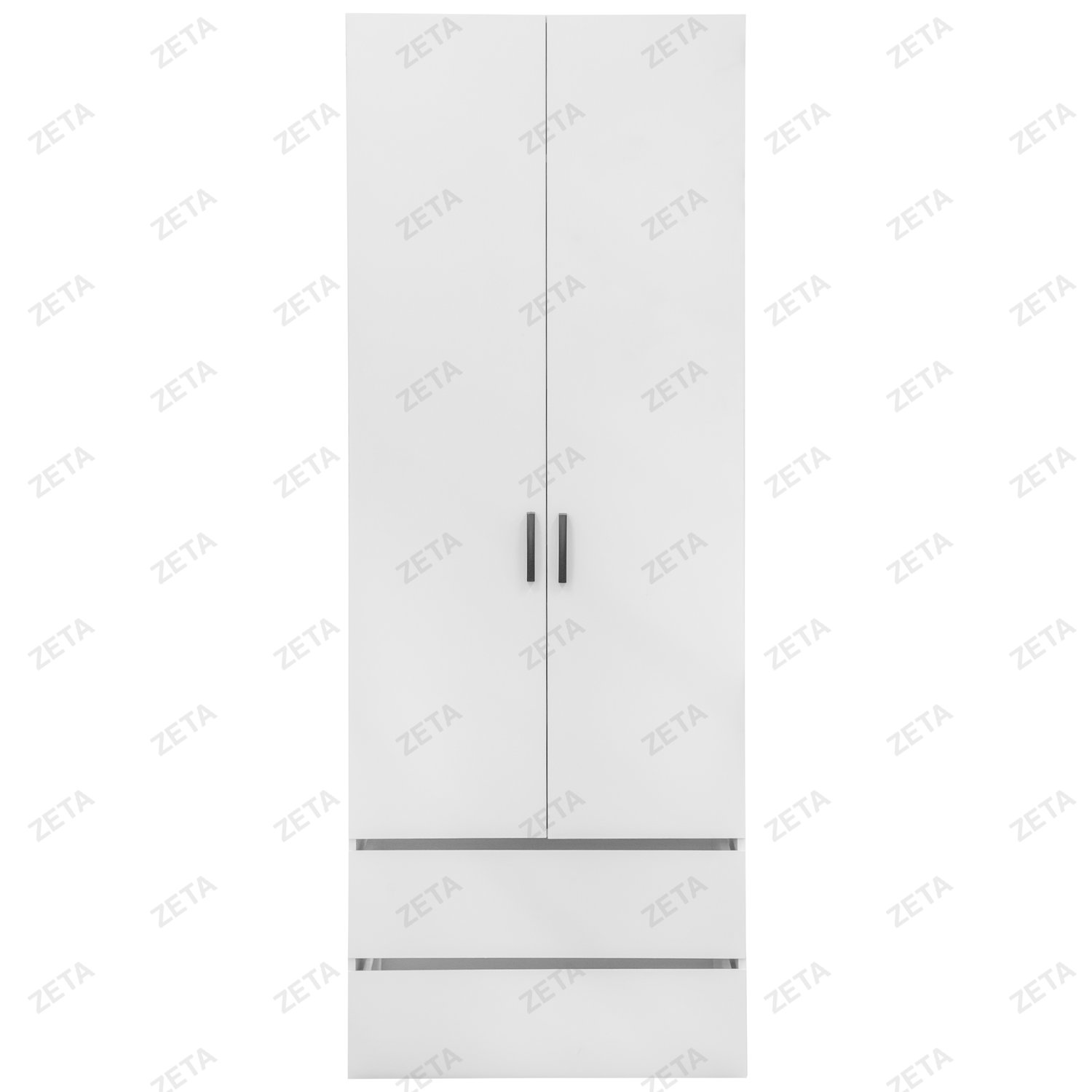 Шкаф для одежды двухдверный МС "Токио" №00-00106104 (белый) (РФ)