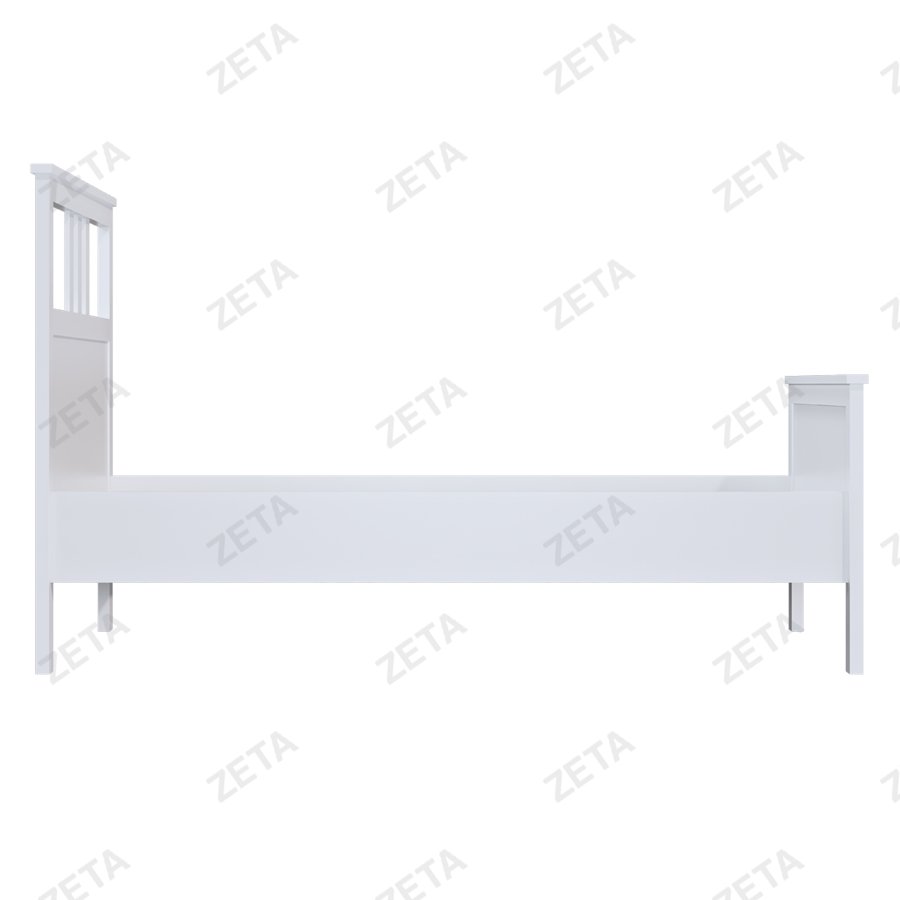 Кровать одинарная "Кымор" (900*2000 мм.) №5031310103 (белый) (Лузалес-РФ) - изображение 2