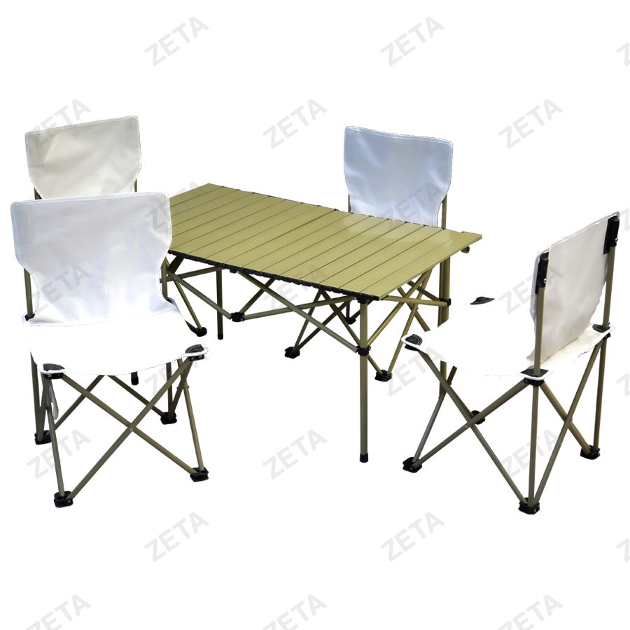 Набор складной:стол+4 стула №JTS-5014 (ВИ)