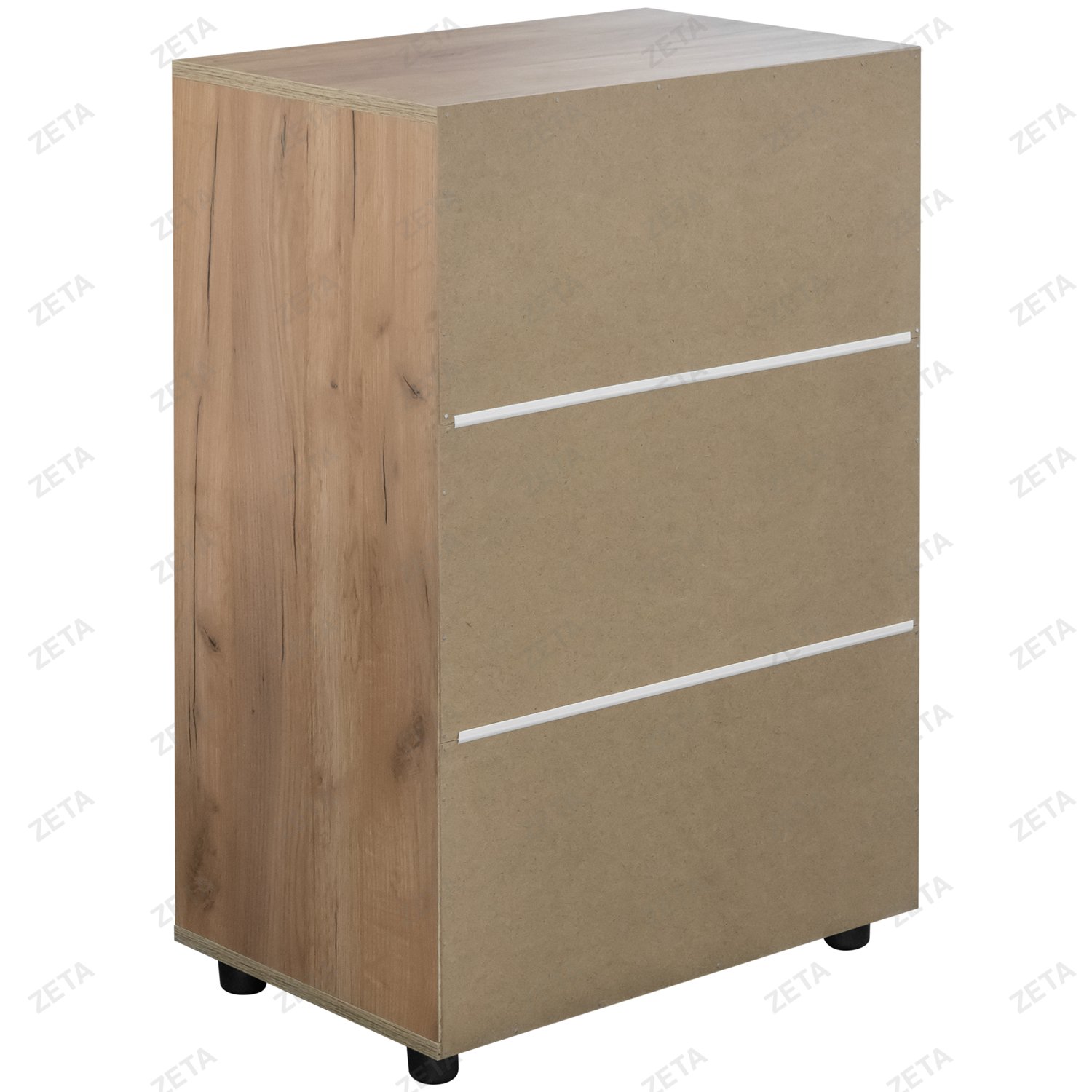 Комод МС "Милан" 4 ящика №00-00108354 (дуб золотой/белый матовый) (РФ)