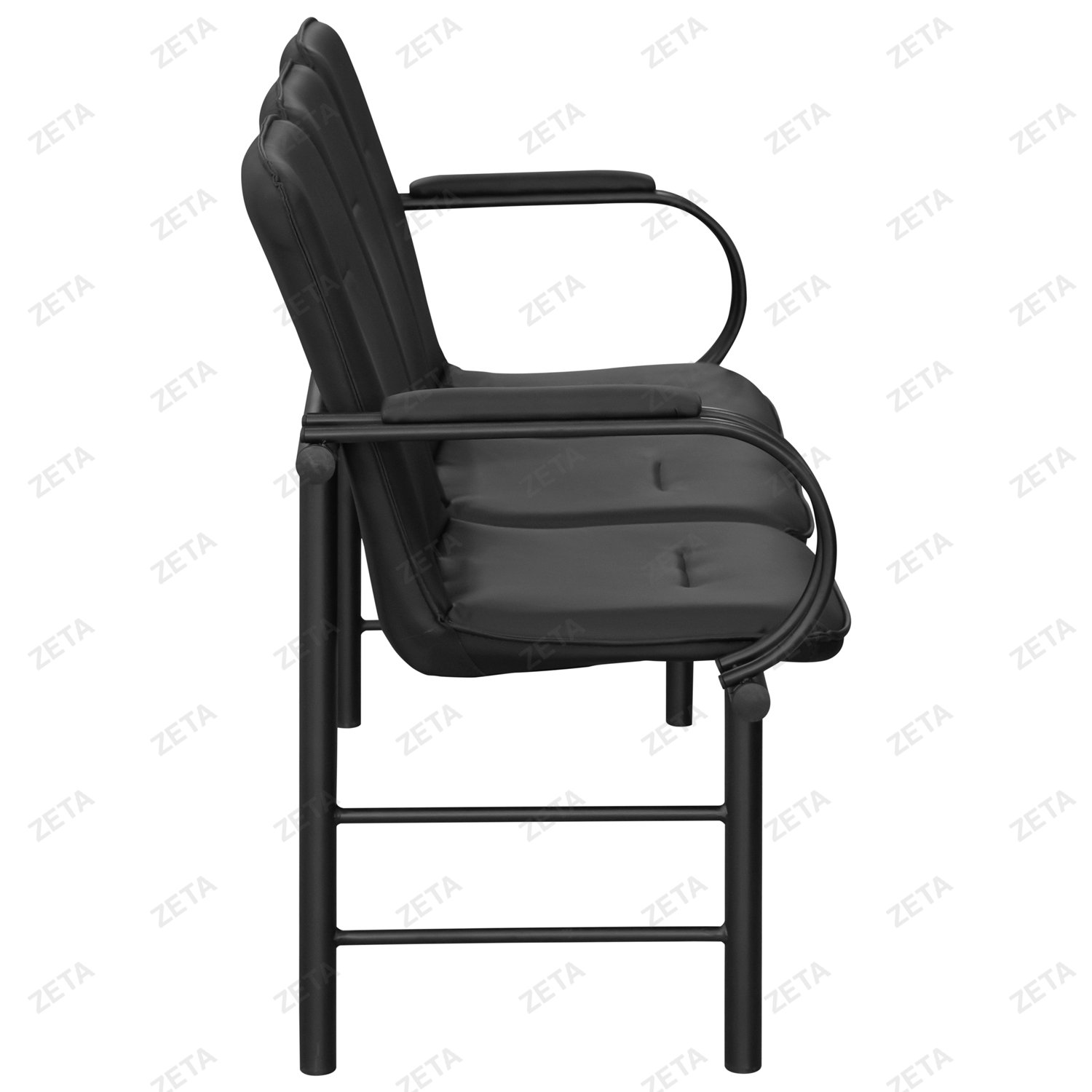 Скамья "Давут" 3-х местная с 2-мя мягкими элементами