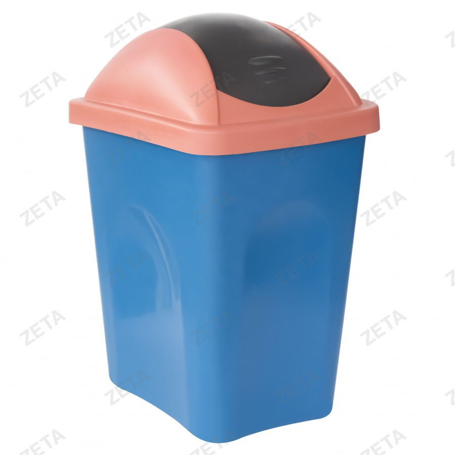 Ведро для мусора с клапаном, цветное (24 л.) - изображение 4