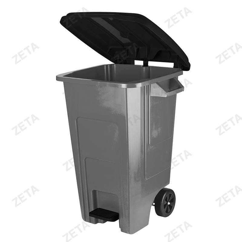 Бак для мусора с крышкой на колесах 130 л. "Freestyle" №SC7003 - изображение 1