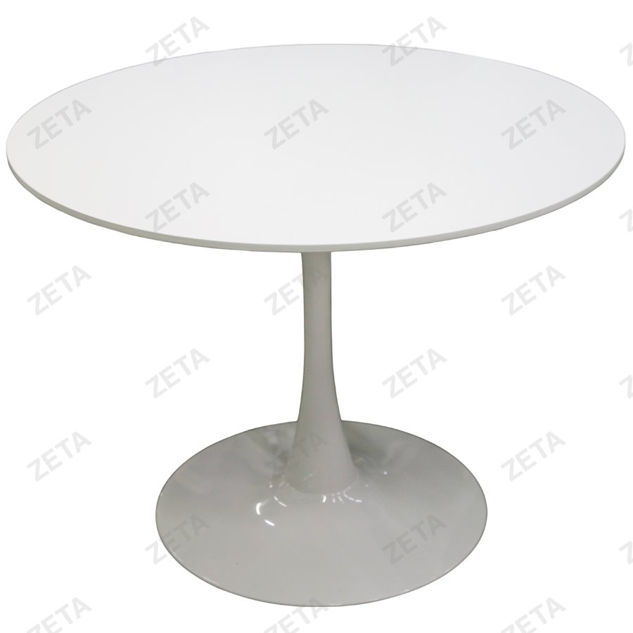 Стол A-138-D100 (белый) (ВИ)