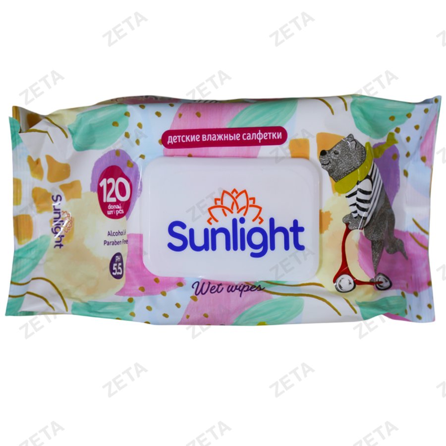 Салфетки влажные детские Sunlight Standard 120 шт (R-Уз)