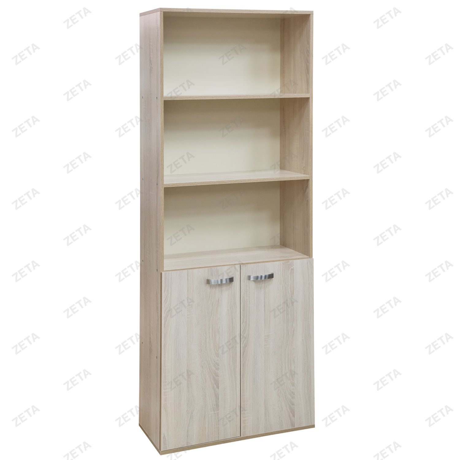 Стеллаж полузакрытый "Кул-123" (дуб сонома светлый) (П-РФ)