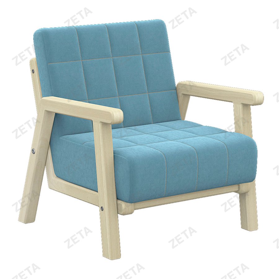 Мягкое кресло "Кроха" № 317625 (Candy Blue)