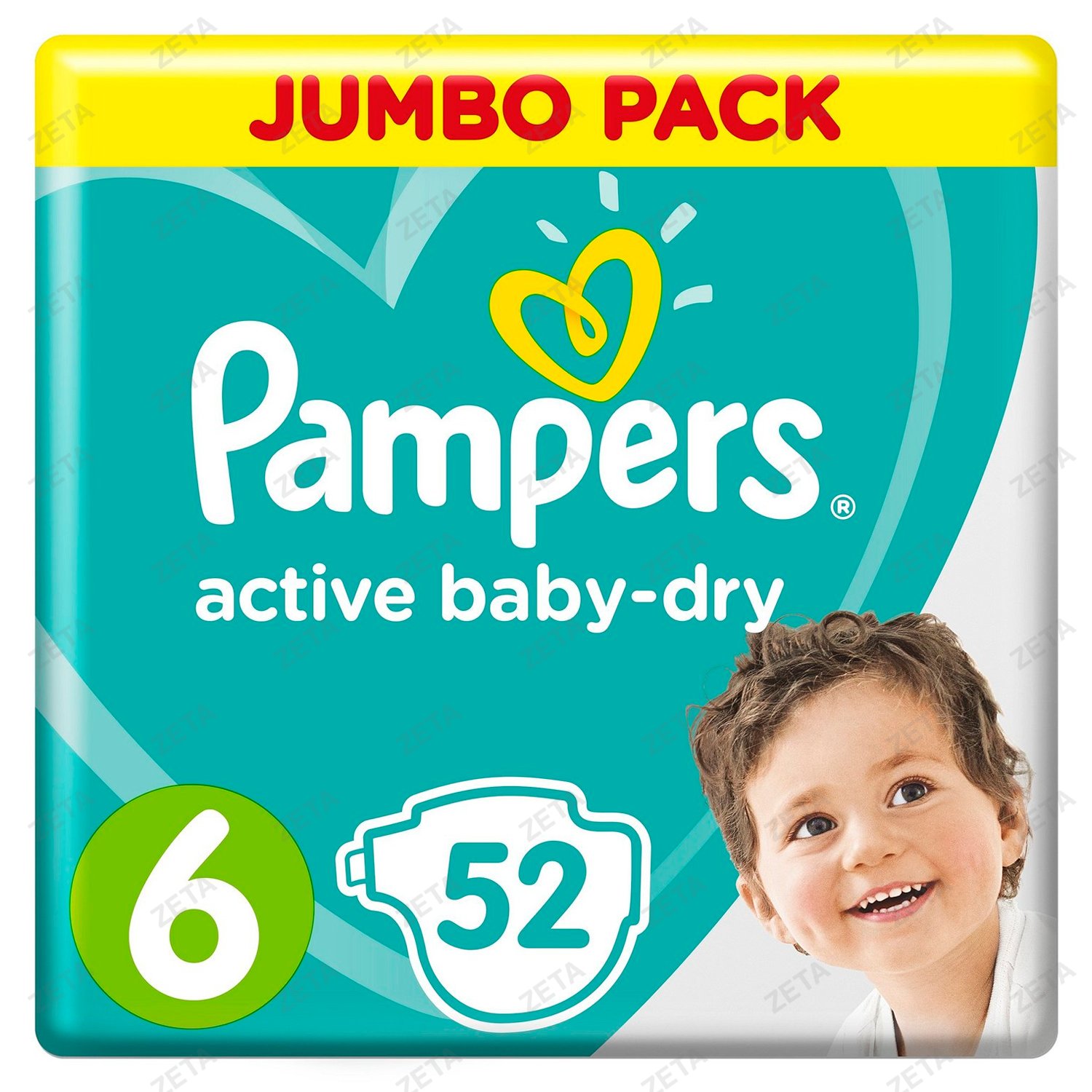 Подгузники Pampers Active Baby-Dry Extra Large 52 шт. - изображение 1