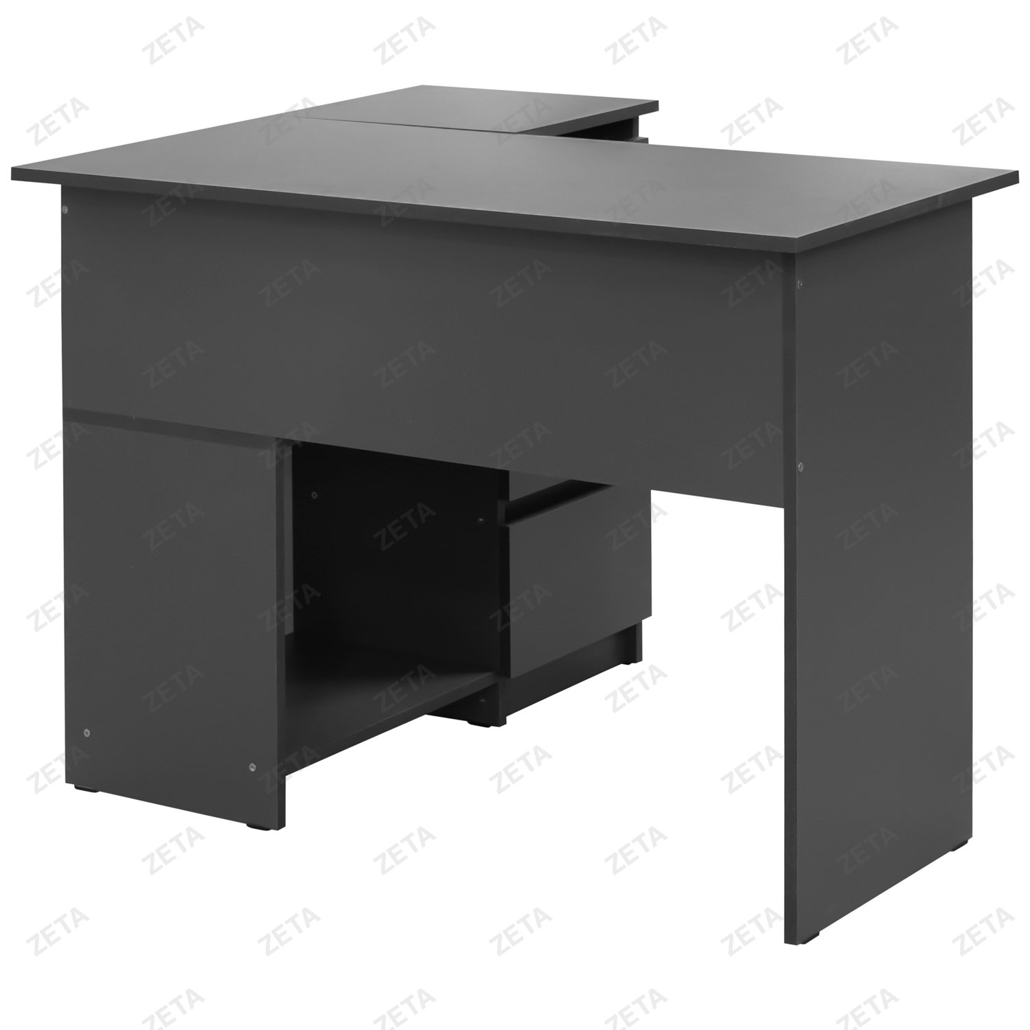 Стол угловой МС "Денвер" №00-00111523 (графит серый) (РФ)