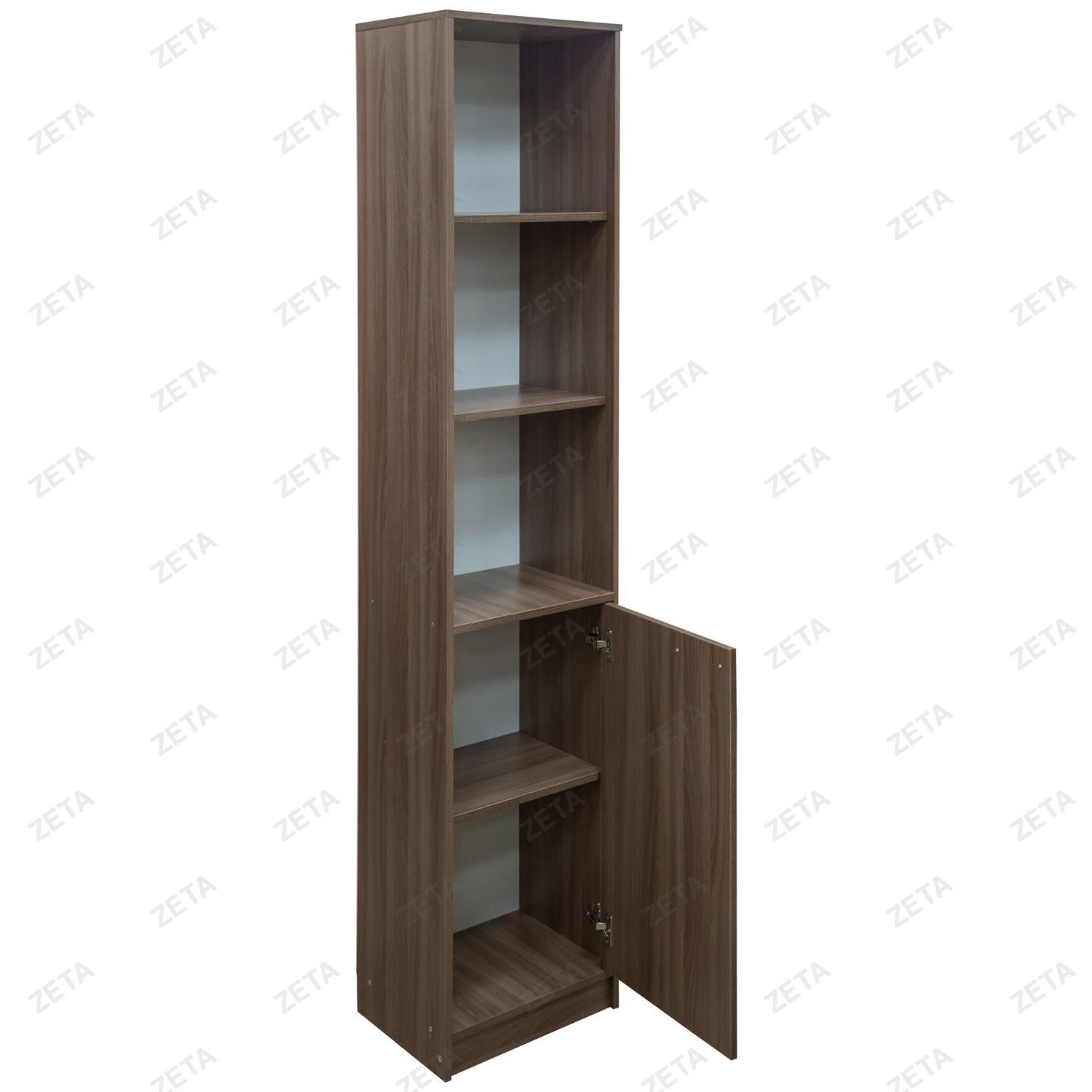 Стеллаж узкий полузакрытый "КУЛ-121" (ясен шимо тёмный) (Т)