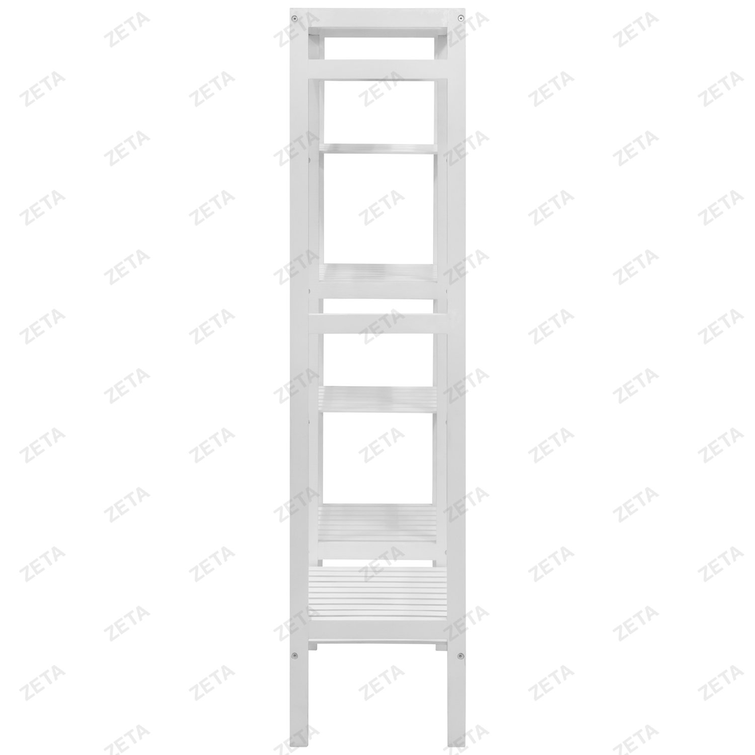 Стеллаж деревянный 2B (белый) (Вьетнам)