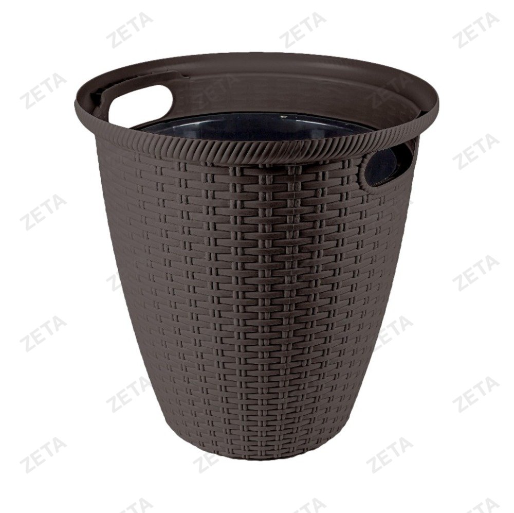 Кашпо 50 л. диаметром 470 мм. с внутренним горшком 27 л. "Rattan"