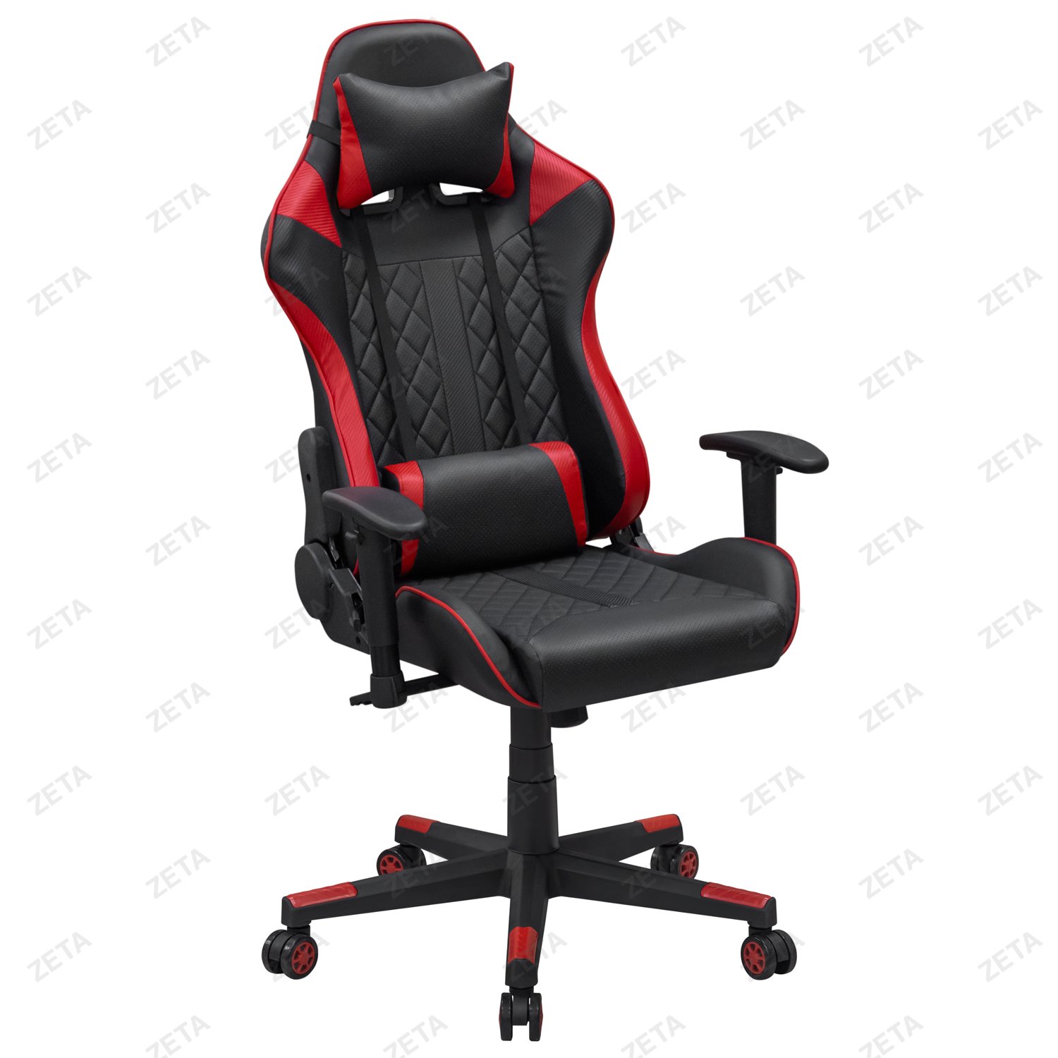 Кресло №GC-3 (черно-красное) (ВИ)