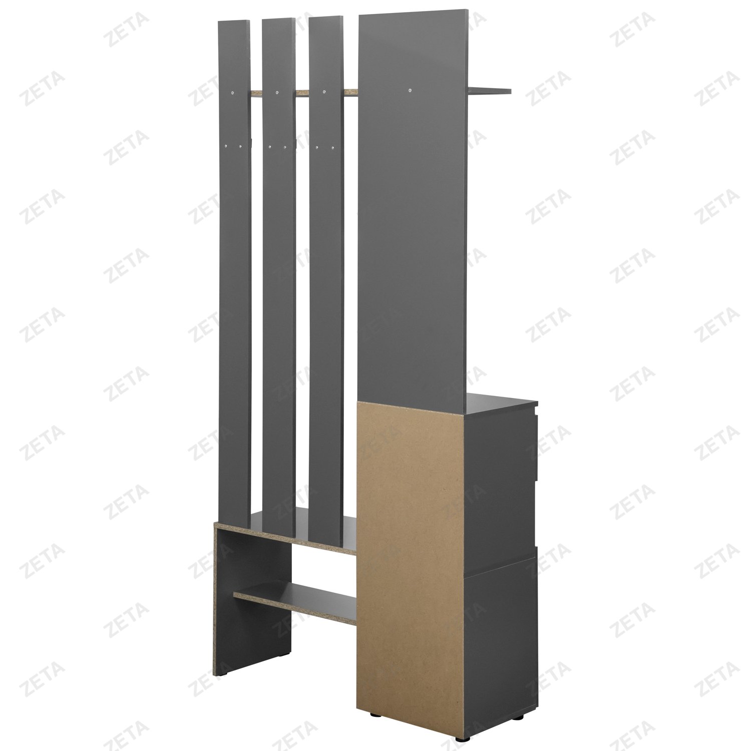 Прихожая МС "Денвер" №00-00111516 (графит серый) (РФ)