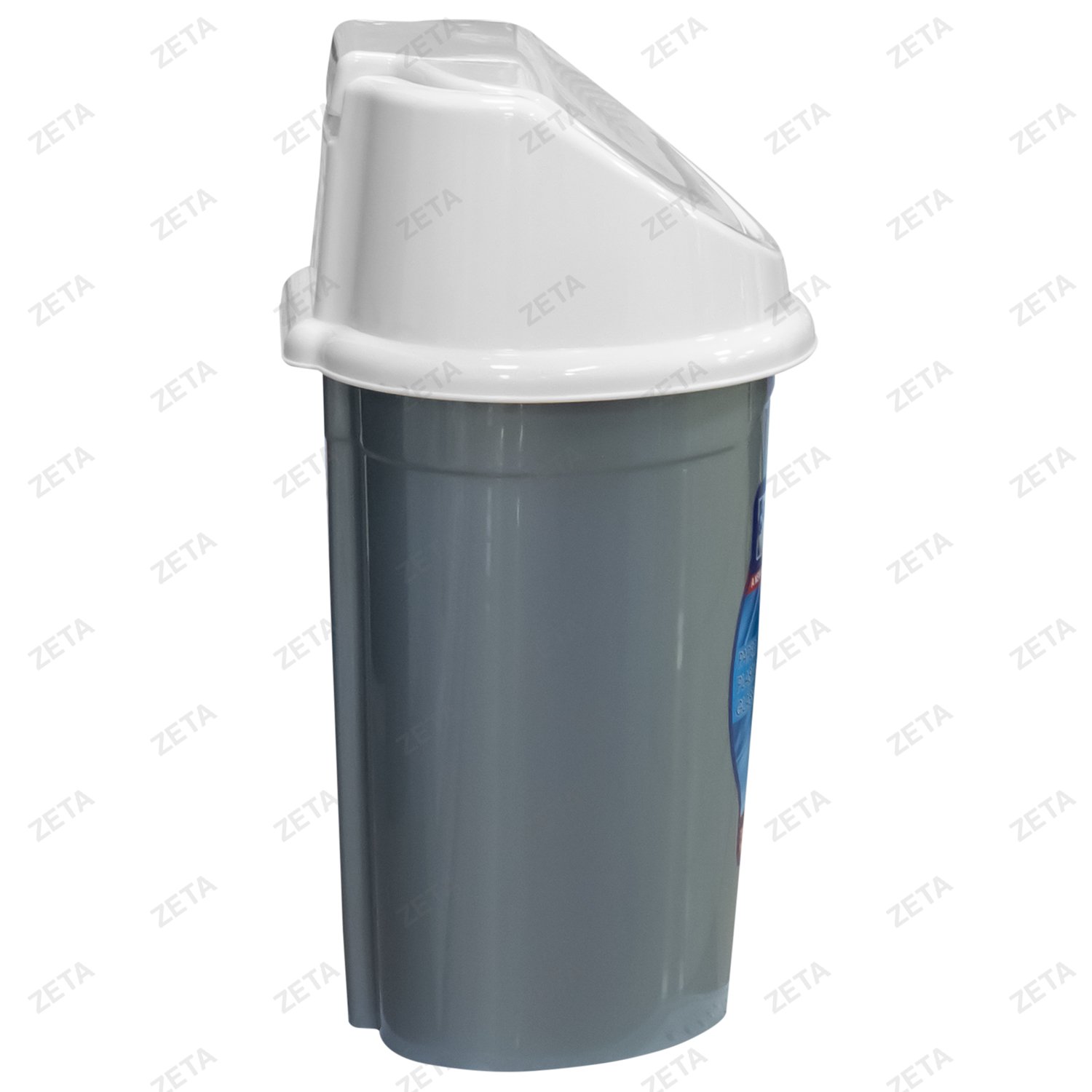 Ведро для мусора с клапаном, цветное (12 л) (Уз-S)