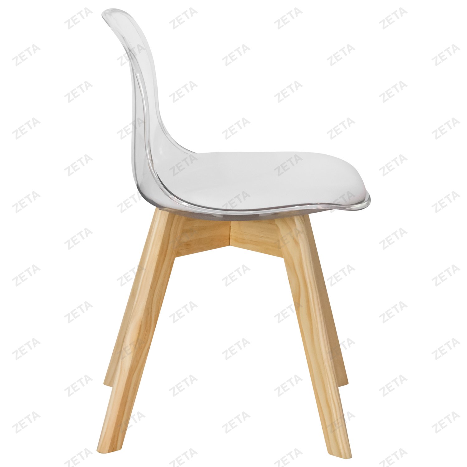 Стул пластиковый детский "S-0253CK" (прозрачный) (ВИ)