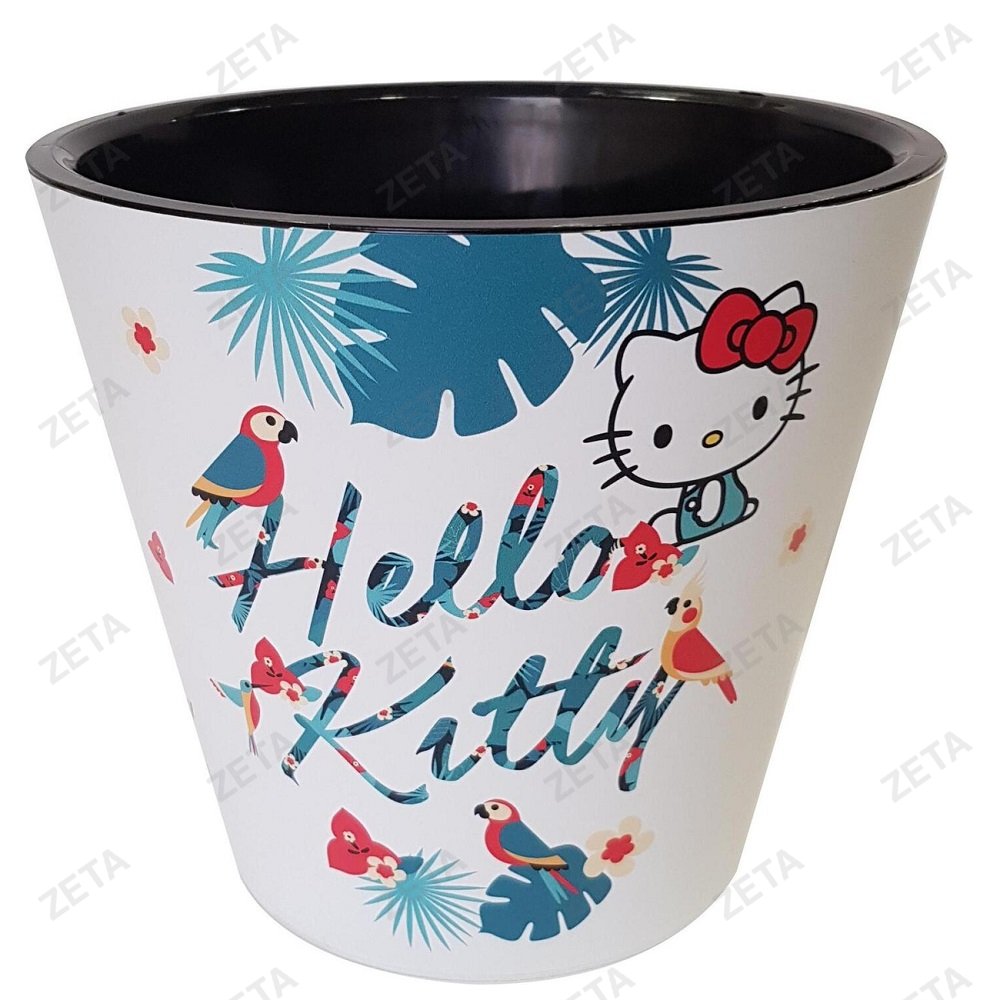 Горшок для цветов 1,6 л. D 160 мм. "Hello Kitty" London - изображение 1