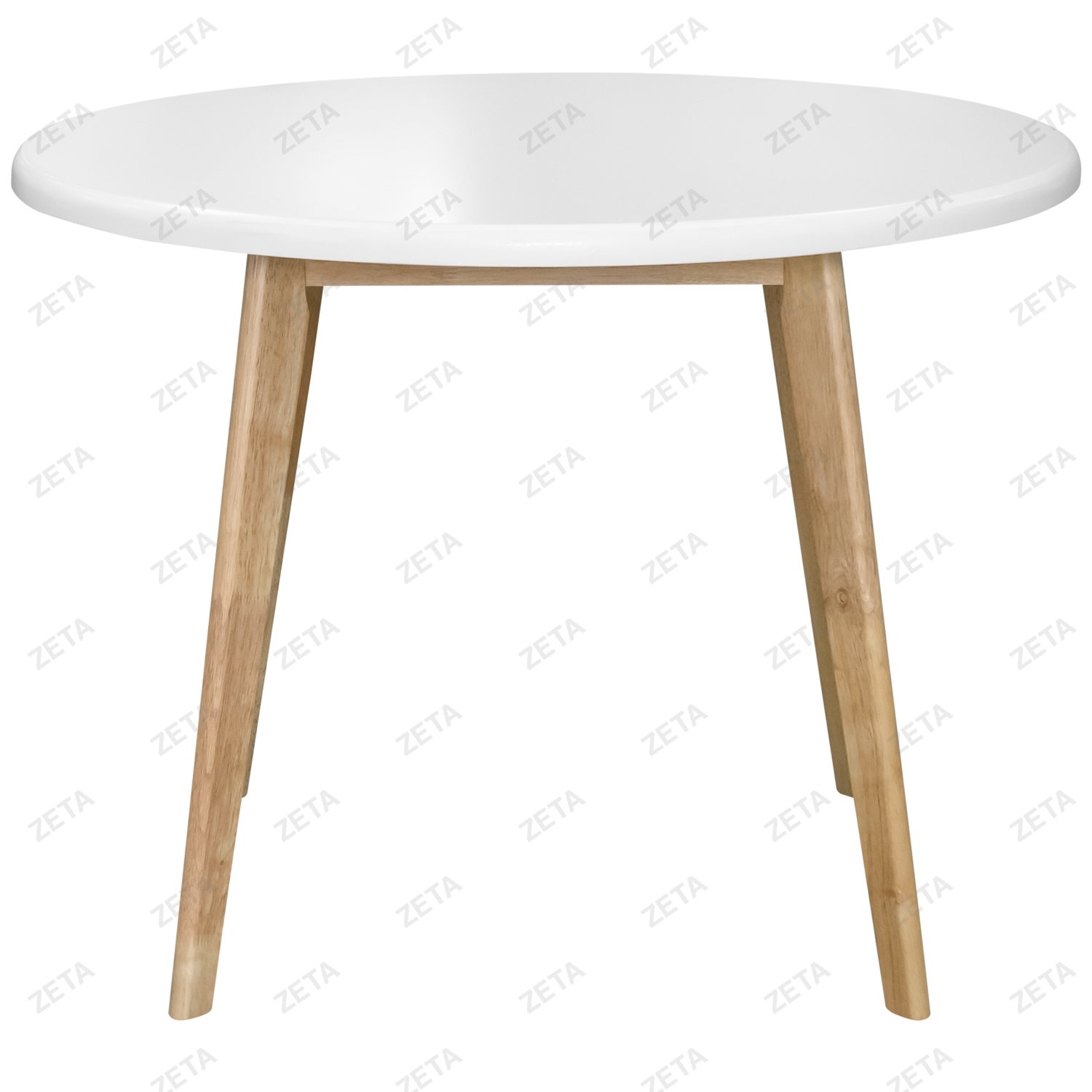 Комплект мебели: стол + 4 стула №RH 7309T+RH 371 (натуральный/белый) (Малайзия)