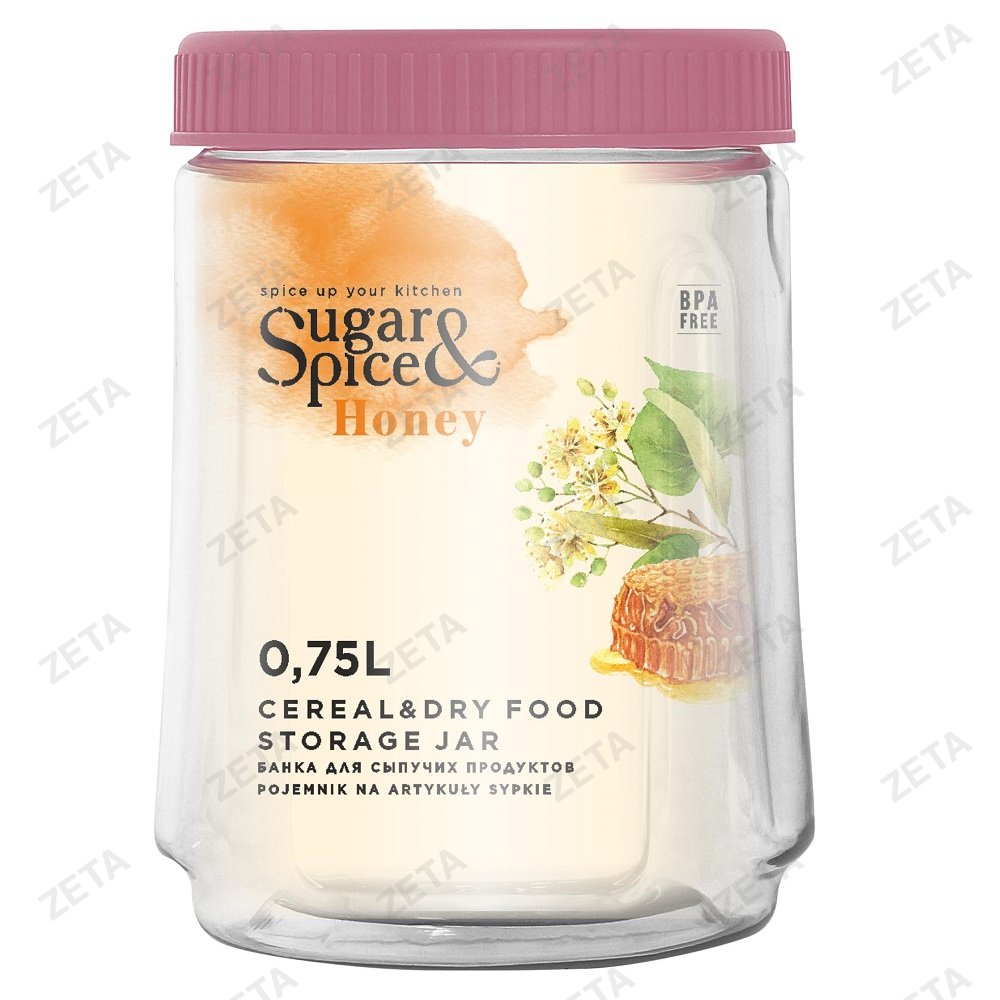 Банка для сыпучих продуктов 750 мл. Sugar&Spice Honey - изображение 2