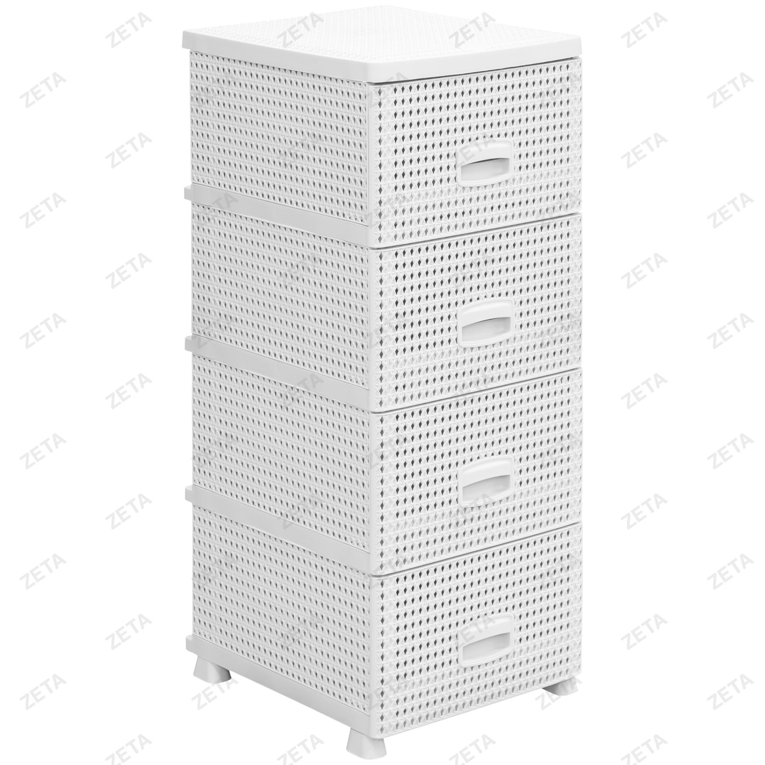 Комод 4-х секционный (белый) (Urgut-Уз)