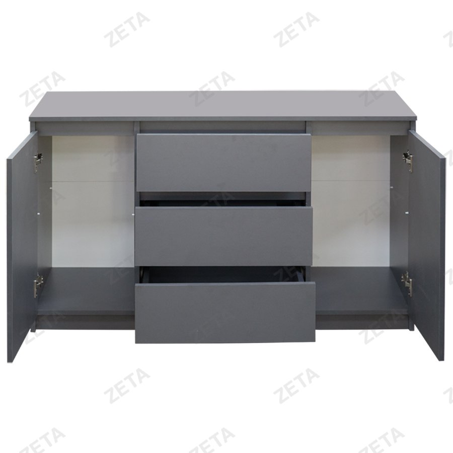 Комод "Денвер" 6 ящиков №00-00112807 (графит серый) (РФ)