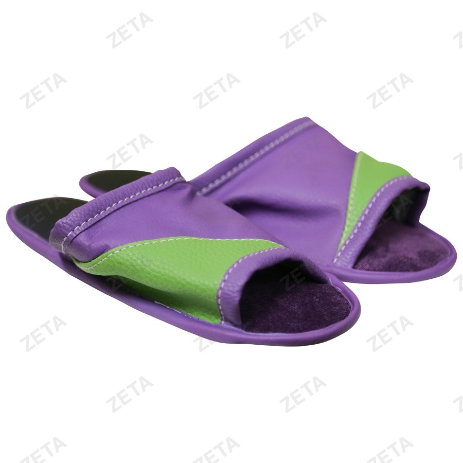 Тапочки мужские открытые кожзам