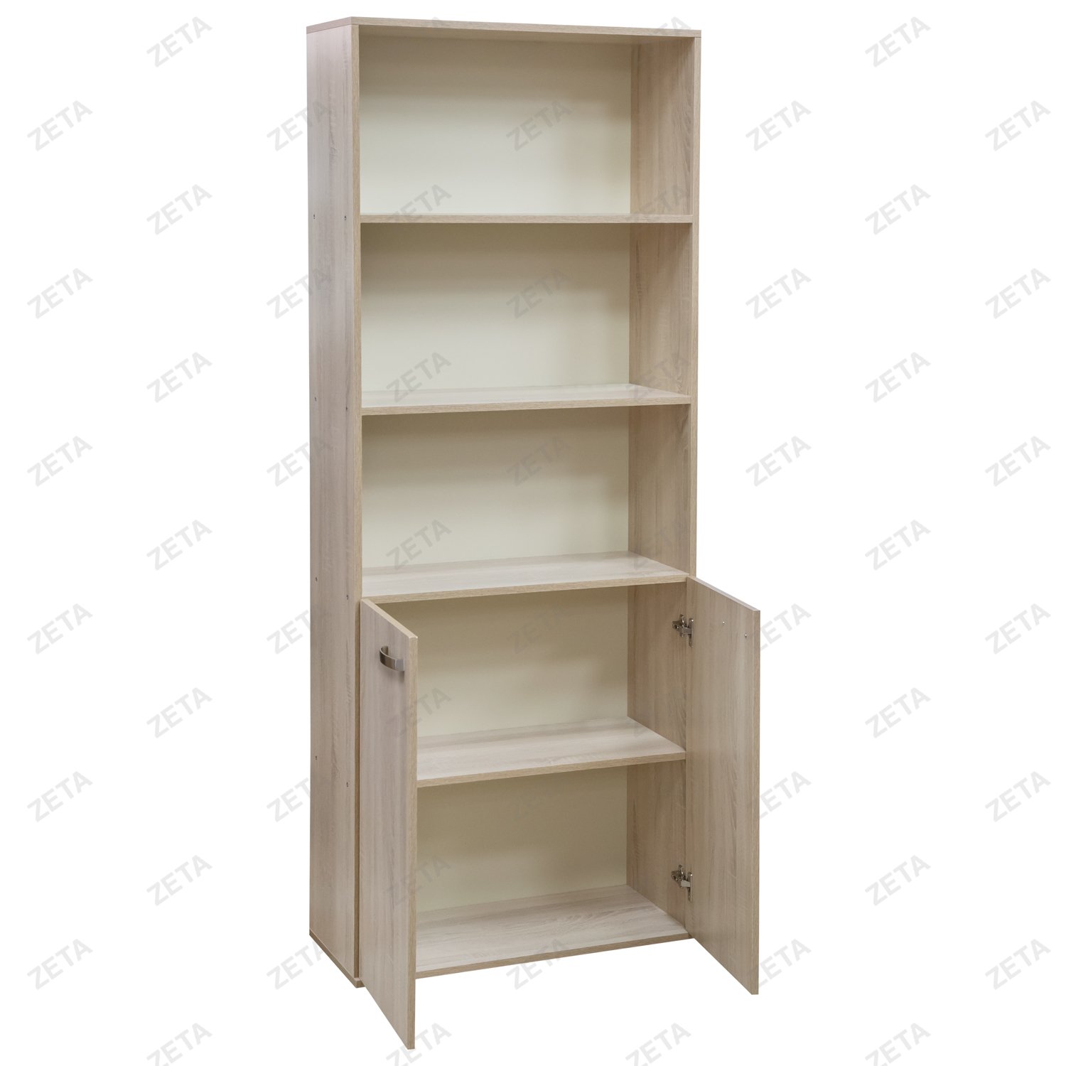 Стеллаж полузакрытый "Кул-123" (дуб сонома светлый) (П-РФ)