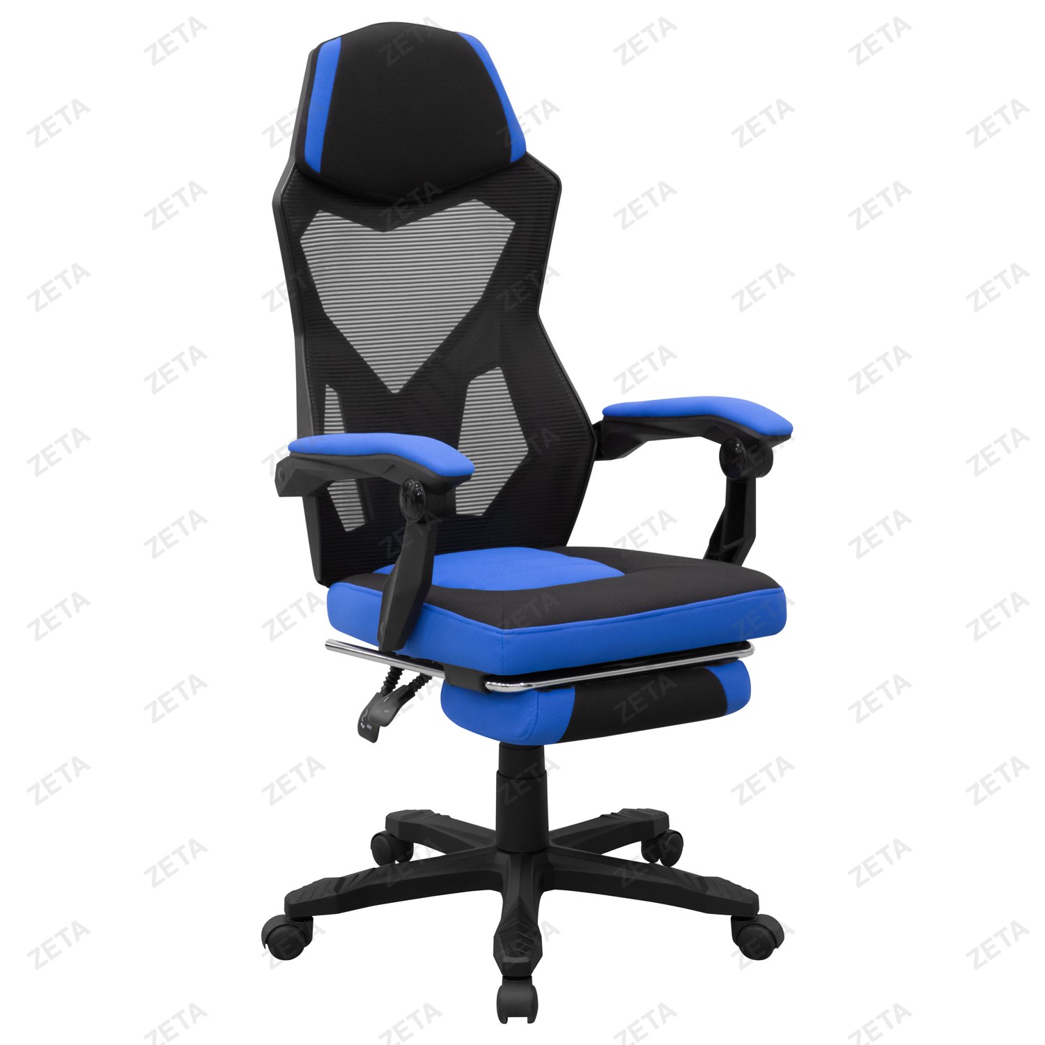 Кресло "HC-6H01" (черный, синий) (ВИ)