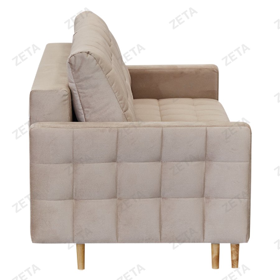 Диван Татьяна 9 №Bismark 02 (бежевый велюр) (АСМ-Э)