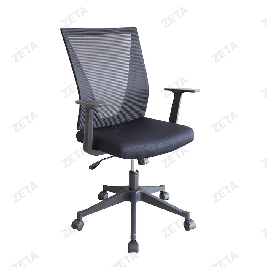 Кресло №039-L (чёрная сетка) (ВИ)