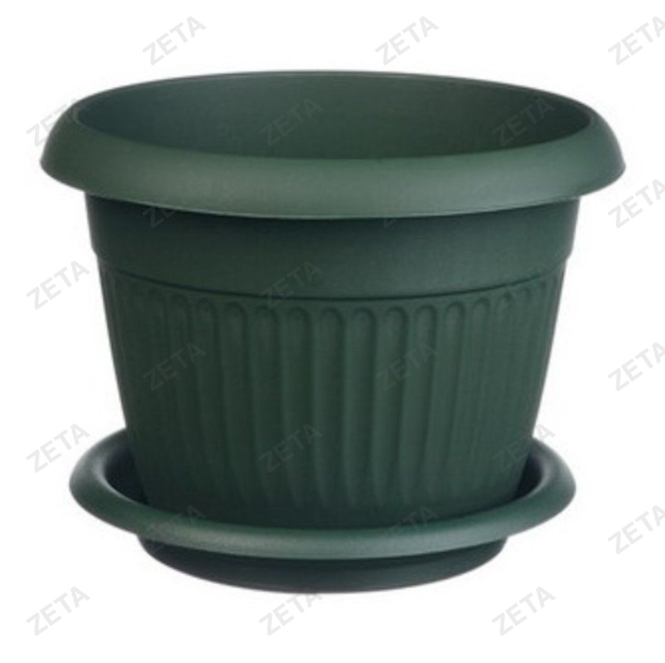 Кашпо 16 л. 360 мм. с поддоном "Ливия" №М 3026